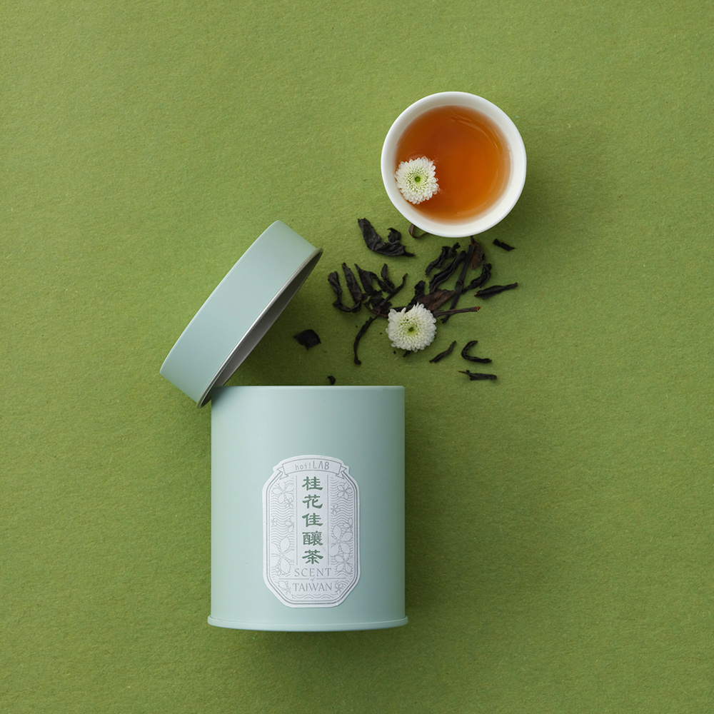 hoi!LAB】台灣茶-天然大豆錫盒蠟燭220g 桂花佳釀茶| 誠品線上