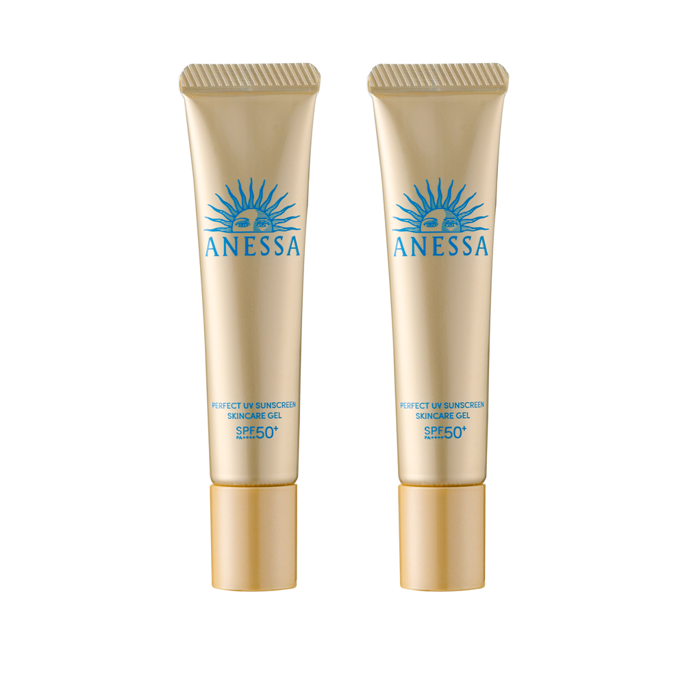 【SHISEIDO 資生堂】安耐曬金鑽高效水感防曬凝膠NA15g 兩入組 公司貨