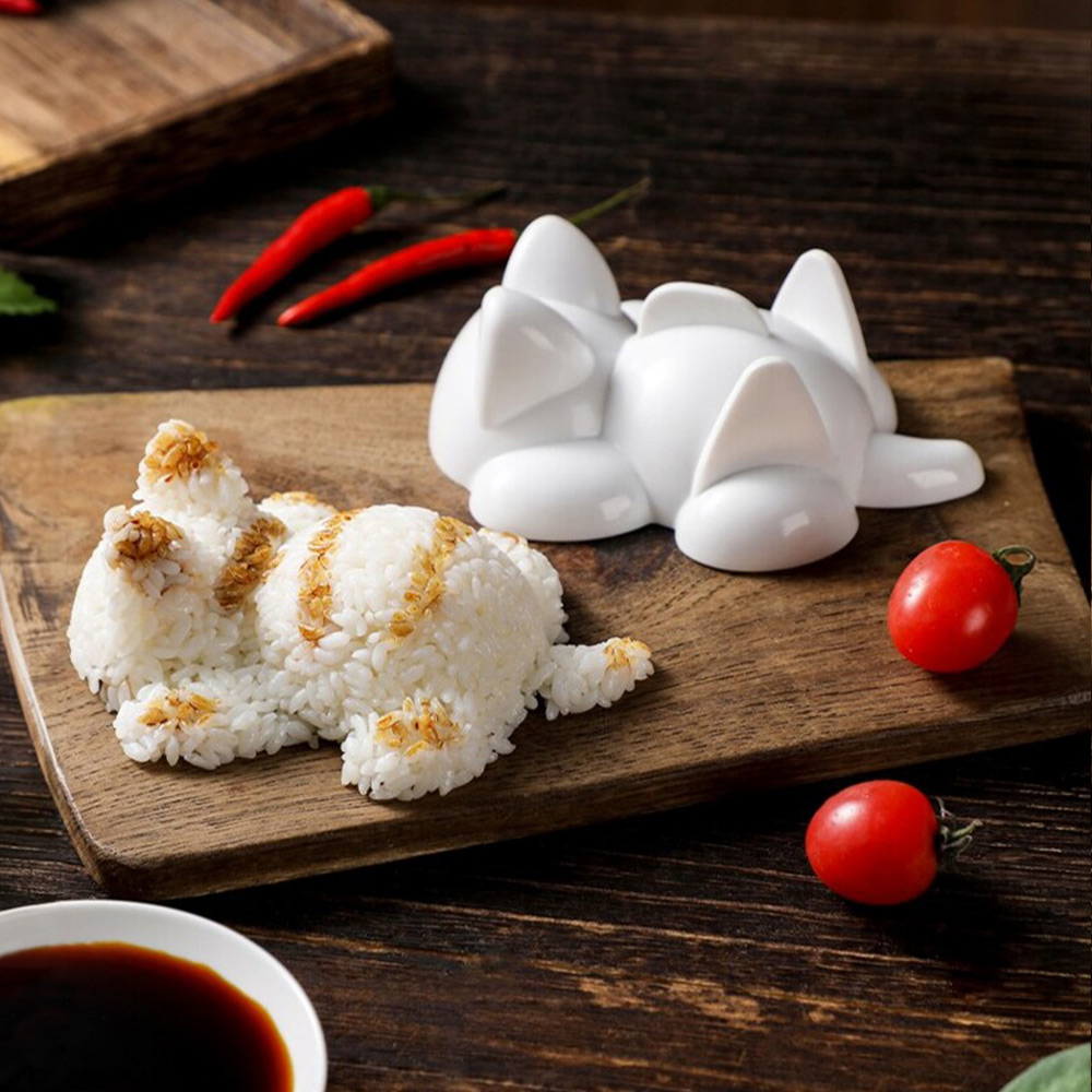 梵特 萌貓造型飯模/壓飯模/壽司模具(大款)-3入
