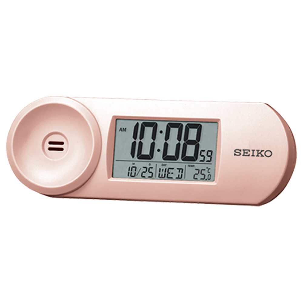 SEIKO 精工 話筒造型電子鐘 鬧鐘 (QHL067P)