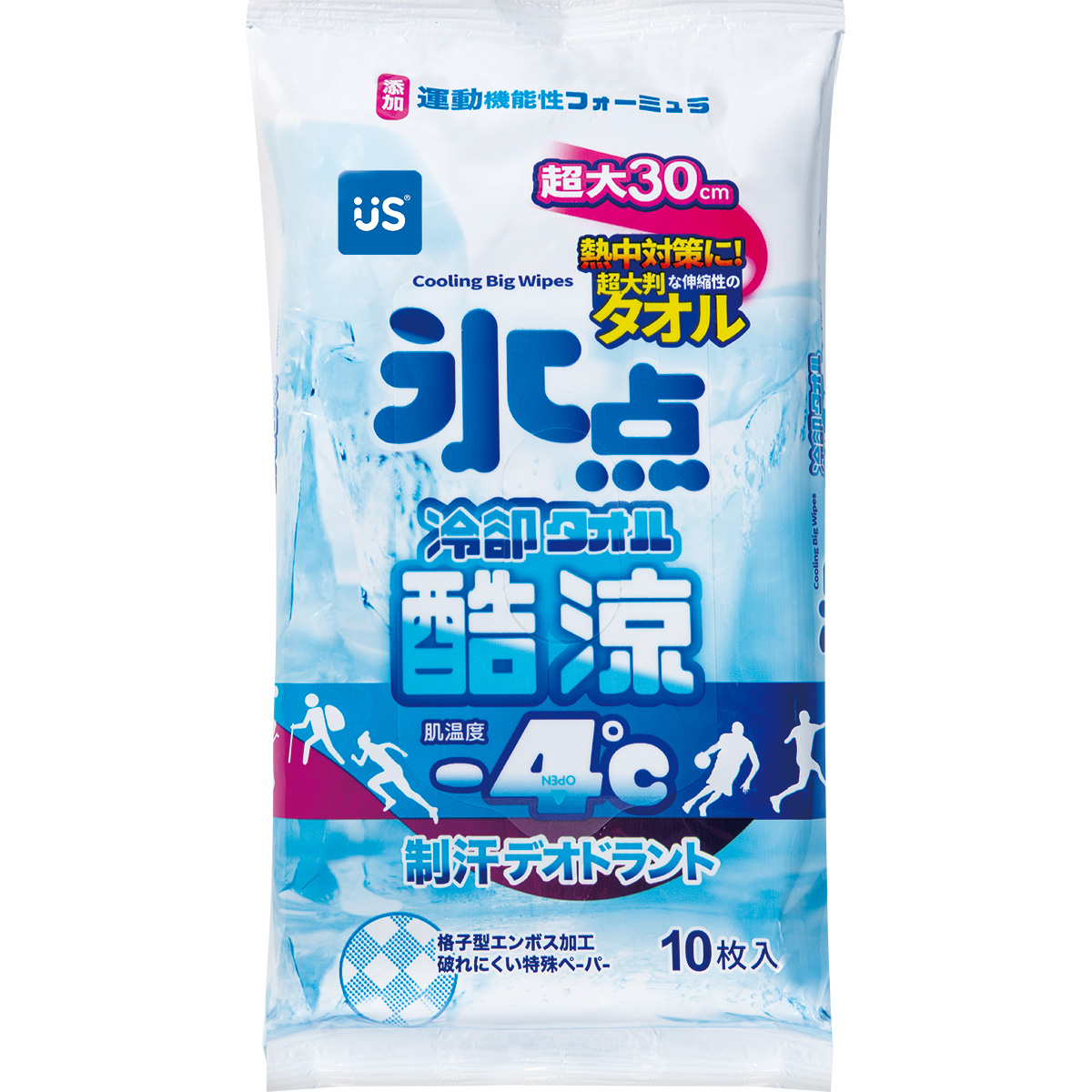 US baby優生冰點酷涼濕巾/ 10抽/ 加大版