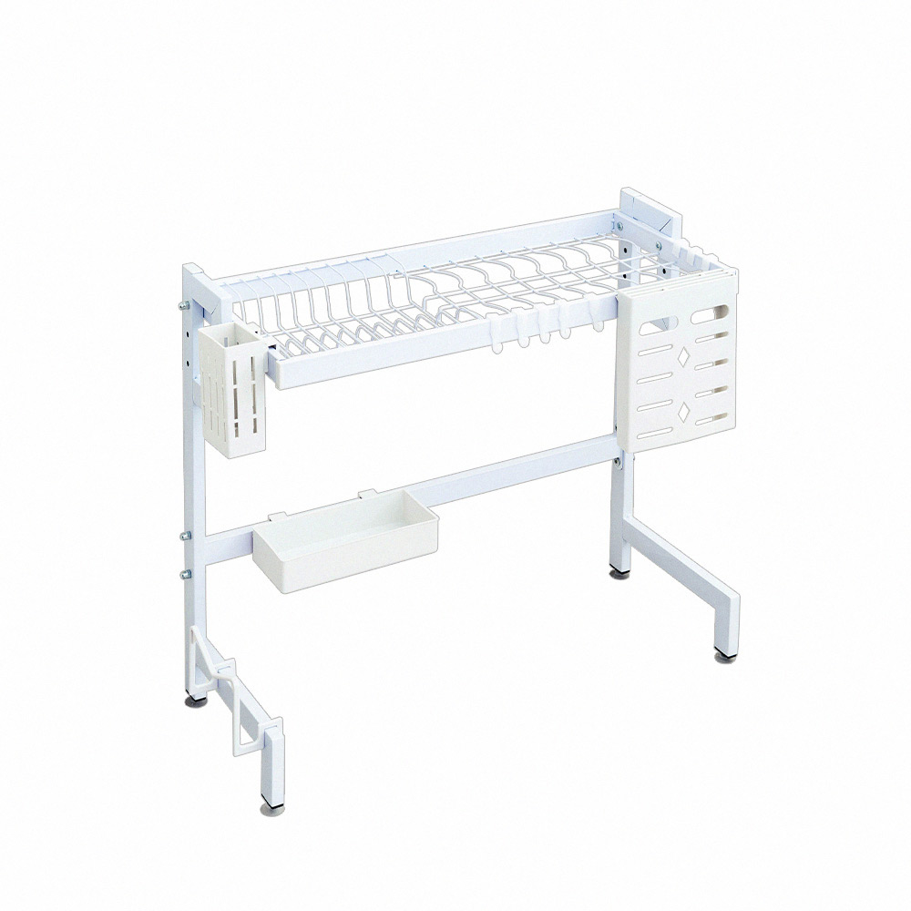 【dayneeds】[簡約風]水槽置物架(單層)65cm中款/ 白色