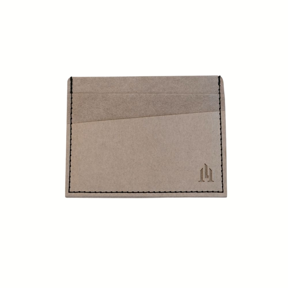 LOGINHEART全防護屏蔽感應卡夾/ 木質冷灰