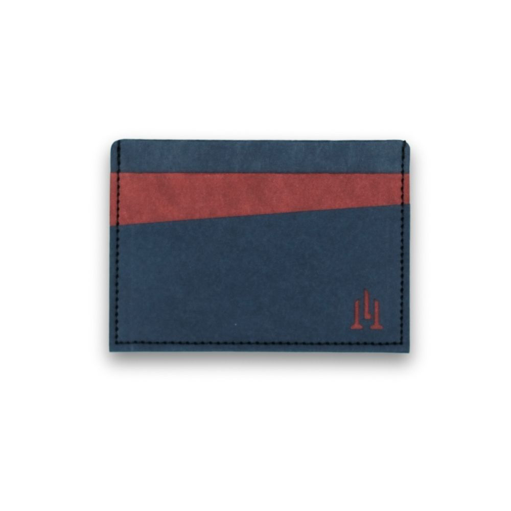 LOGINHEART全防護屏蔽感應卡夾/ 海軍藍紅