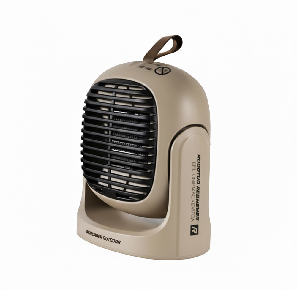 樂活不露 2025最新款三代吊掛式PTC陶瓷電暖器510W 露營暖爐 桌上暖風機 迷你暖風扇 小型家用暖氣 PTC陶瓷暖爐/ 大地沙