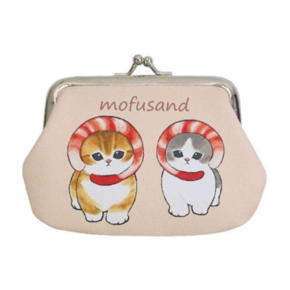 貓福珊迪Mofusand夾扣錢包/ 蝦子