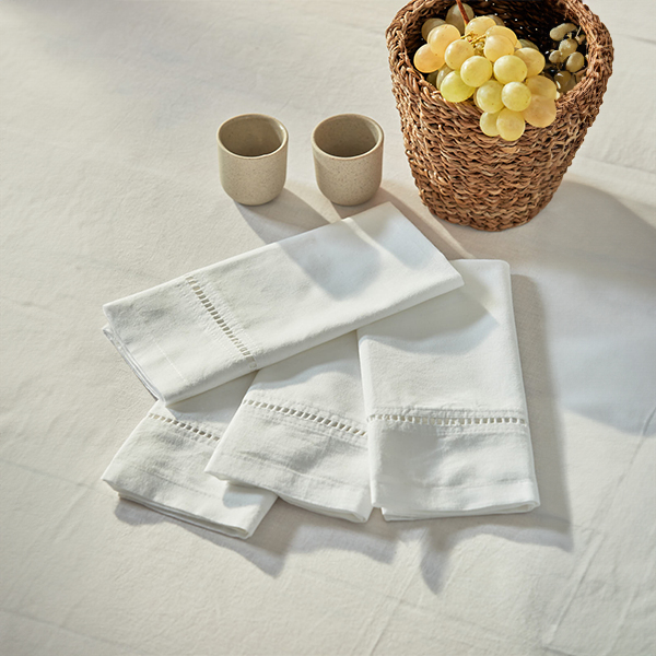 西班牙 Calma House｜Mao 餐巾 淨白 35x50cm (2件組)