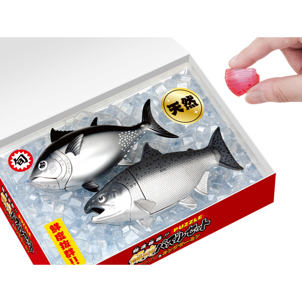 MegaHouse趣味拼圖/ 超新鮮!! 黑鮪魚＆國王鮭魚套組