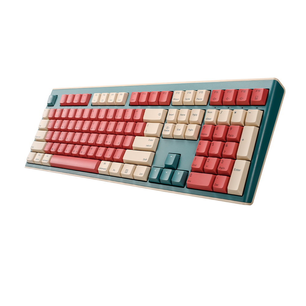 irocks K105BR 無線三模藍牙剪刀腳 靜音鍵盤 三色/ 海松石綠