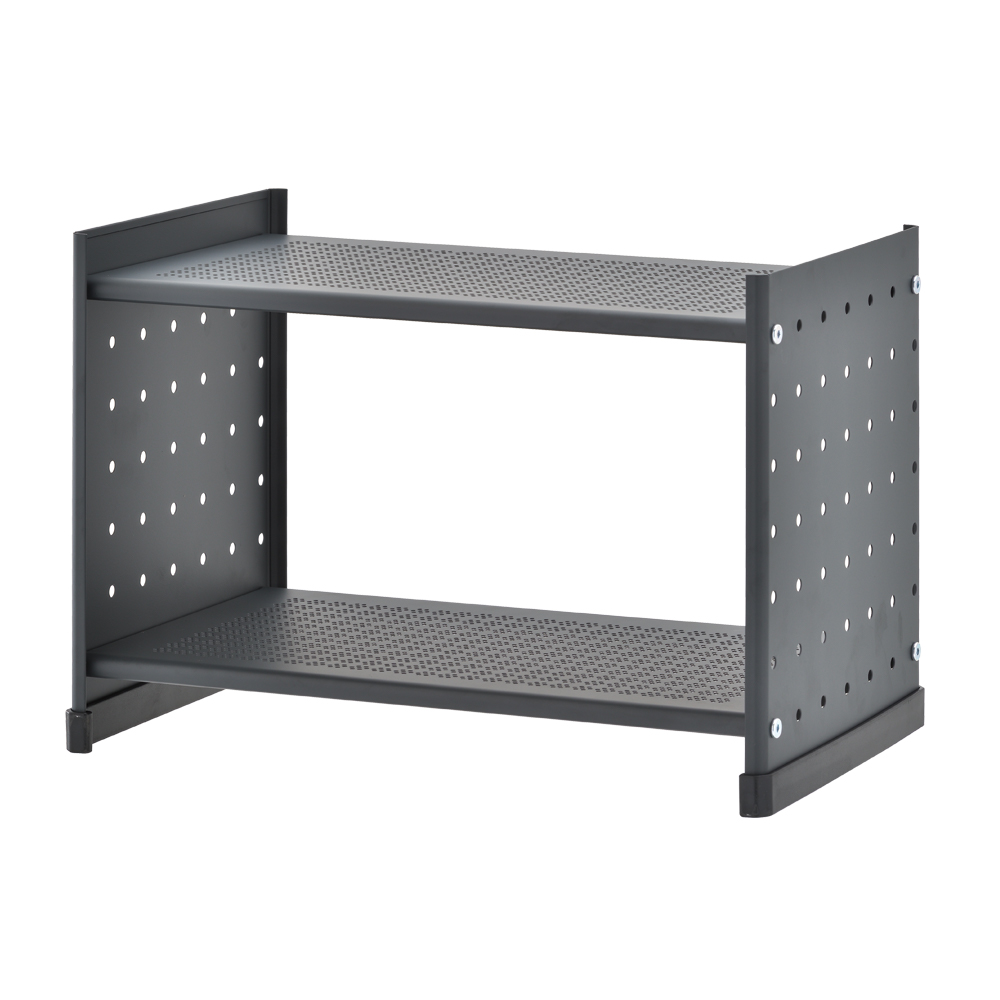 【H&R安室家】貴族風可延伸式組合書櫃 書架 OA125/ 深鐵灰