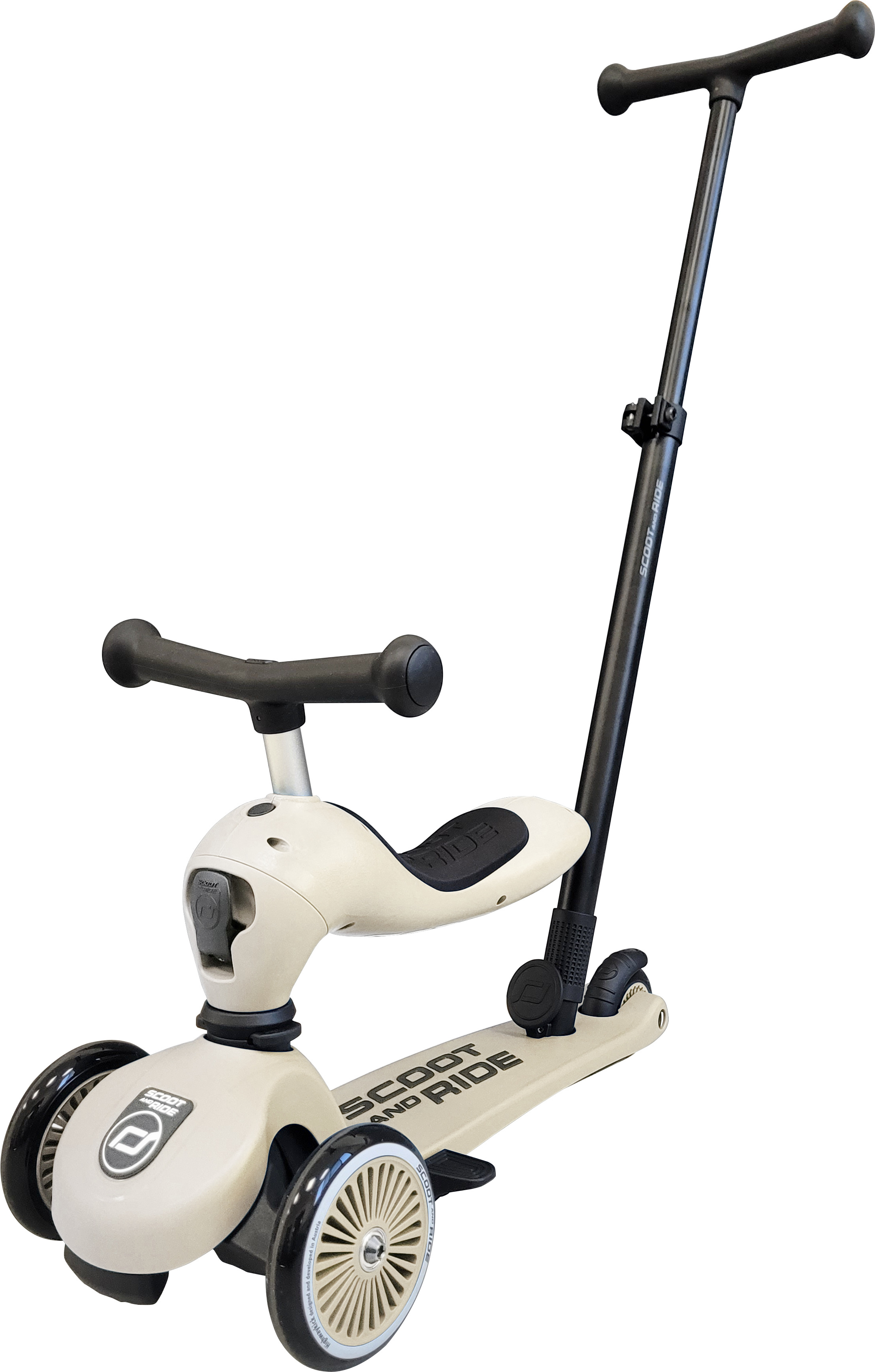SCOOT & RIDE Kick 1 Push & Go滑步滑板車/ 米色