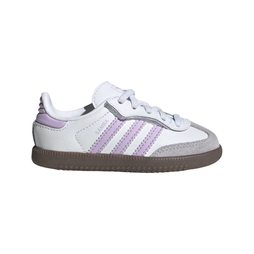 adidas SAMBA OG 童鞋 小童11-16 魔鬼氈款/ 粉紫色 JQ3193/ 預購 16 cm