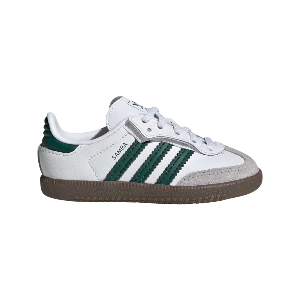 adidas SAMBA OG 童鞋 小童11-16 魔鬼氈款/ 深綠色 JQ3194/ 預購 11 cm