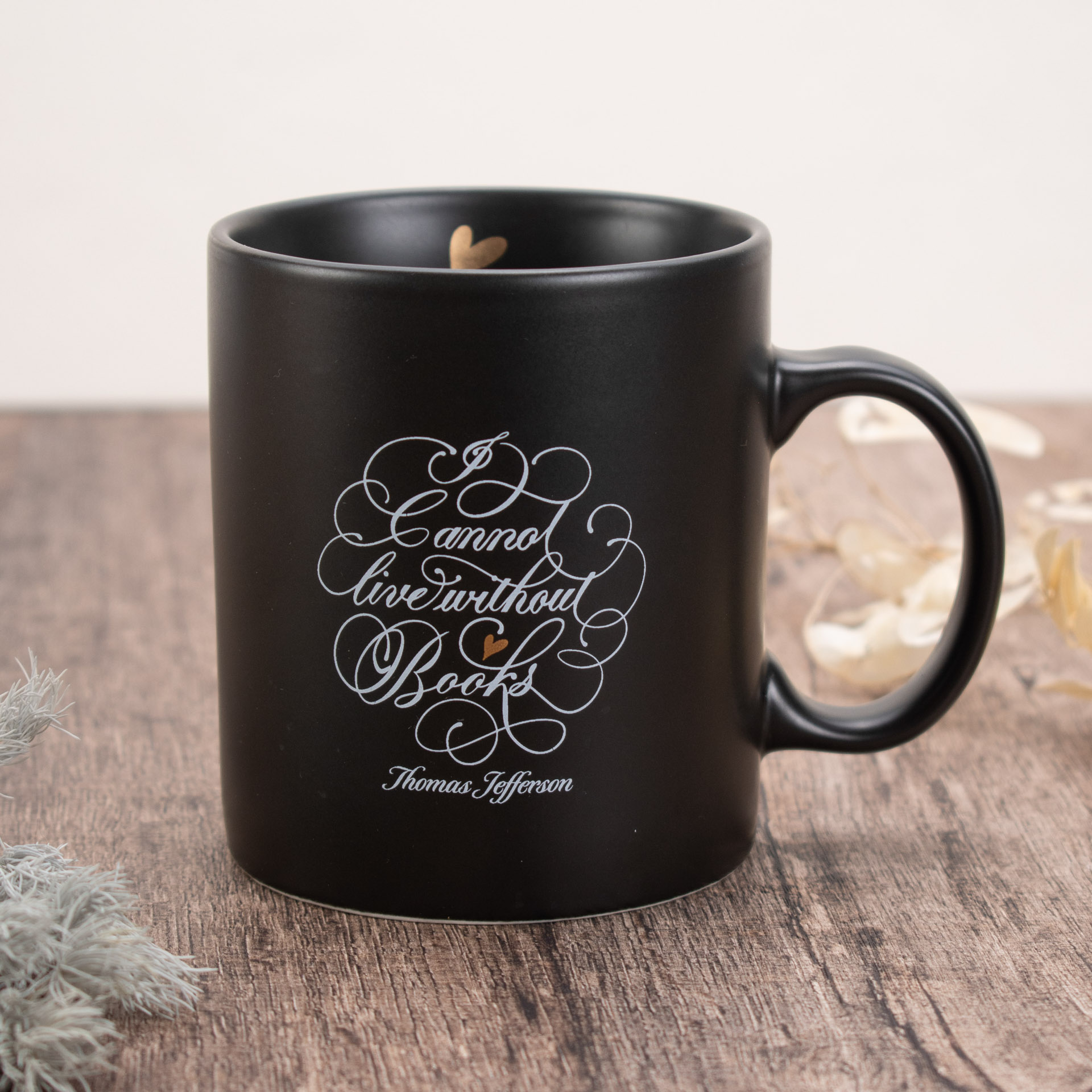 【誠品限定】誠品愛書人系列/ 馬克杯/ 銅版體/ 雅致黑