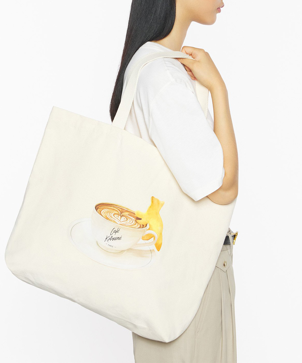 CAFÉ KITSUNÉ 卡布奇諾購物袋