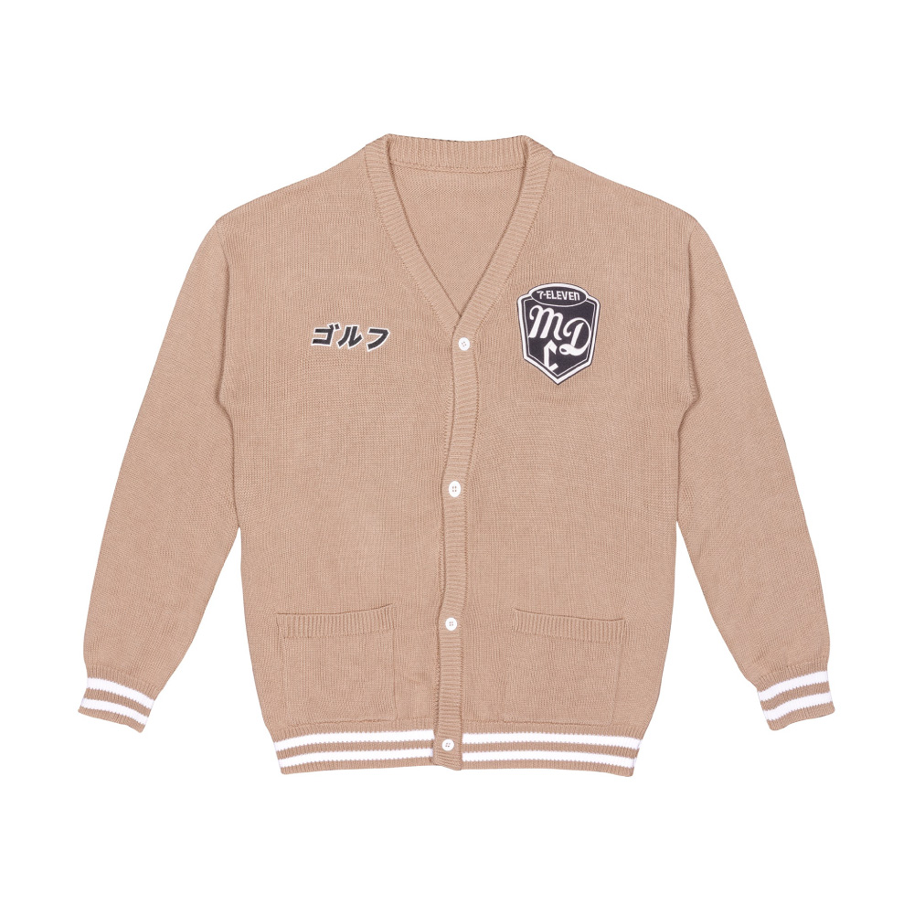 7Collection Midnight Driving Club Cardigan 針織開襟外套/ 棕色Brown/ 預購 L