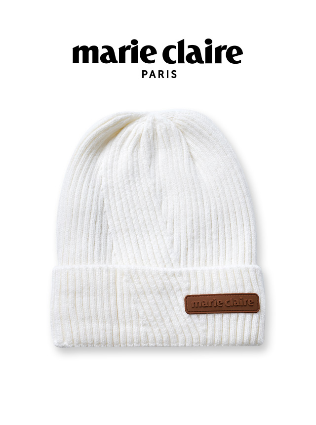 【ONEDER旺達棉品】美麗佳人針織毛帽/ 立體標白6-2