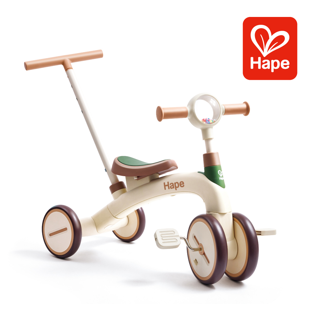 德國Hape 4合1多功能三輪車