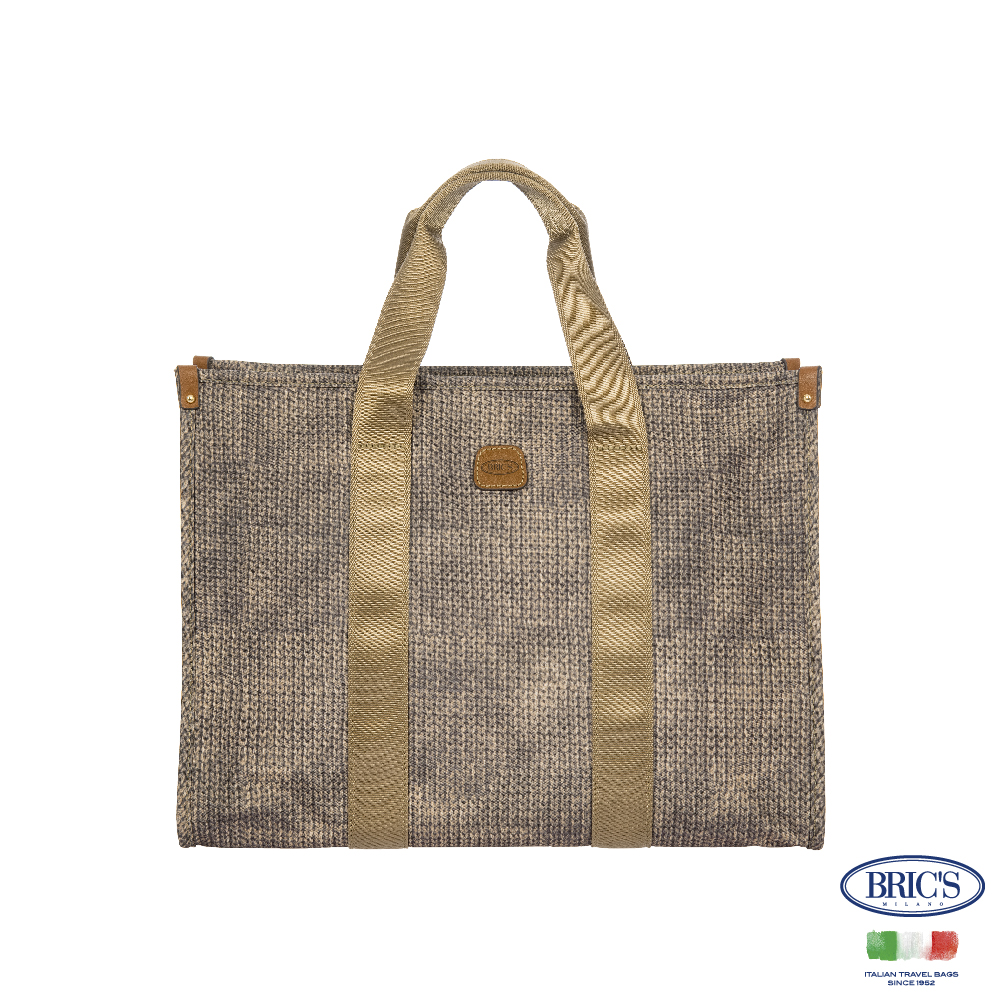 【BRIC'S】X-Collection 歌劇院托特包M/ 混羊毛堅果色