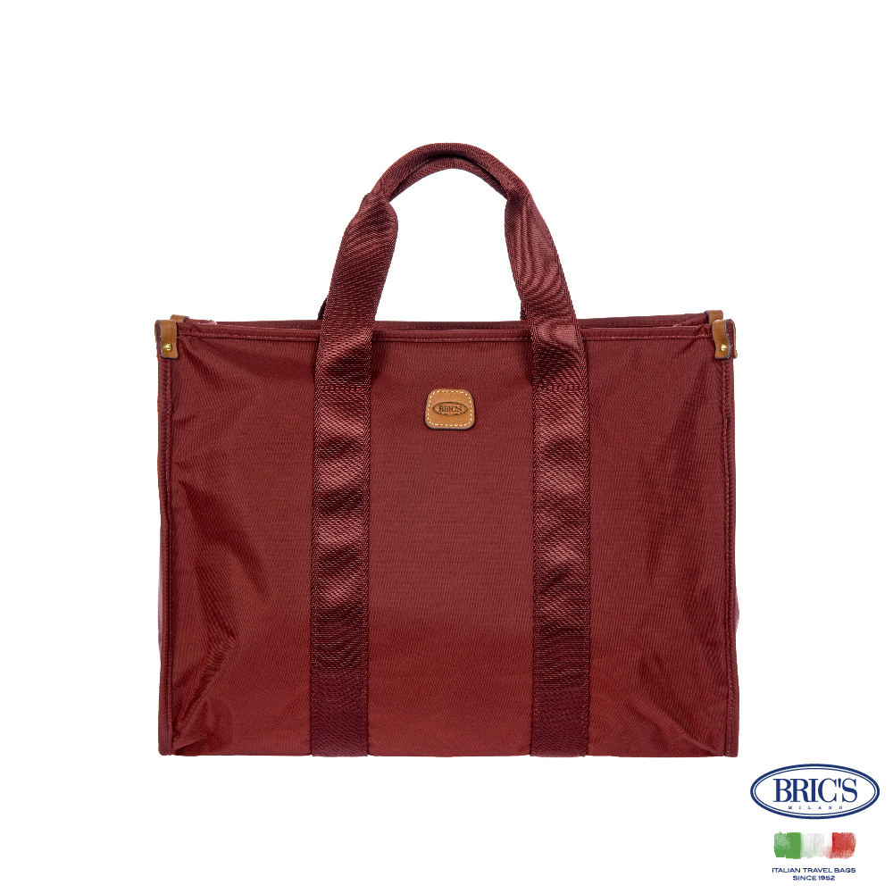 【BRIC'S】X-Collection 歌劇院托特包M/ 波爾多酒紅色