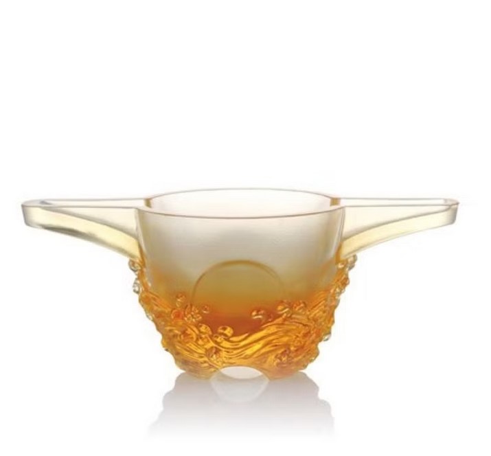 琉璃工房 LIVING 邀月飲(琥珀色)