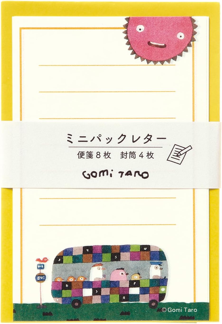 【誠品獨家】日本 Gakken 五味太郎迷你信封信紙組/ 小雞