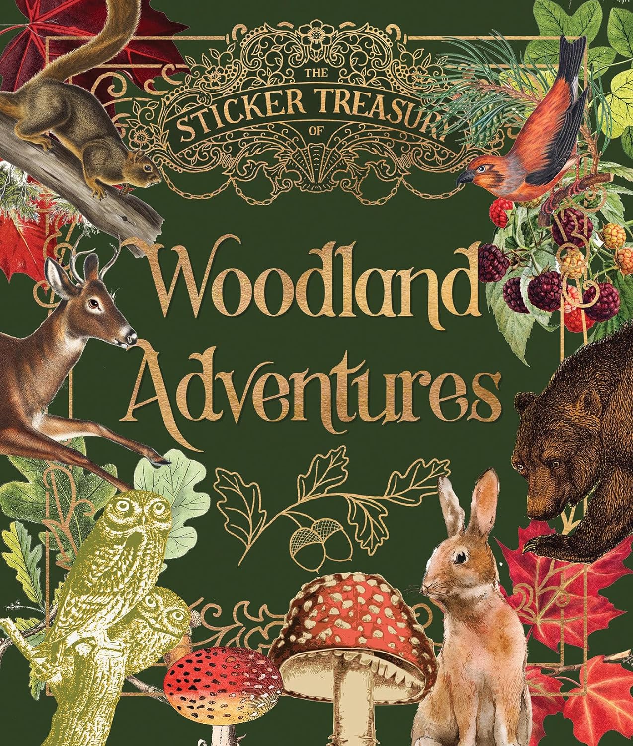 The Sticker Treasury of Woodland Adventures