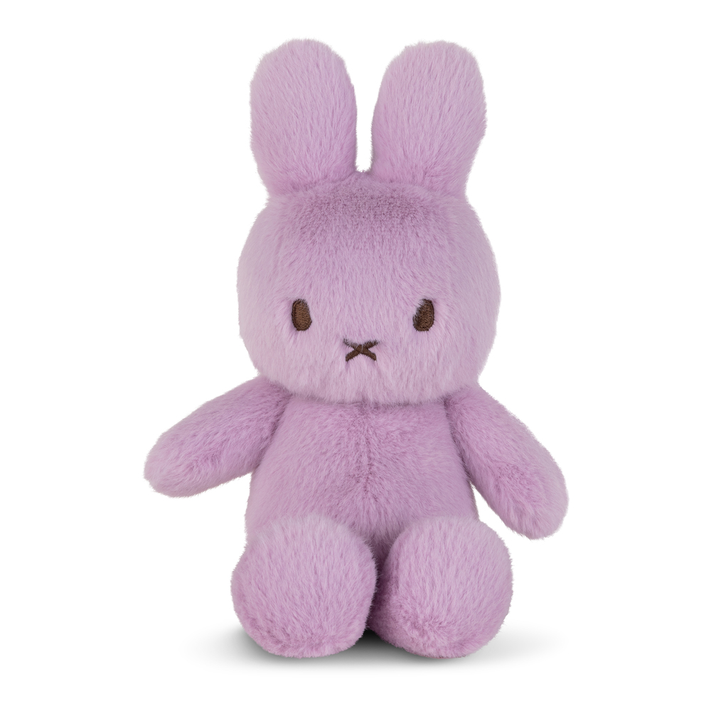 荷蘭BON TON TOYS Miffy米菲兔環保毛絨玩偶/ 丁香紫/ 18cm