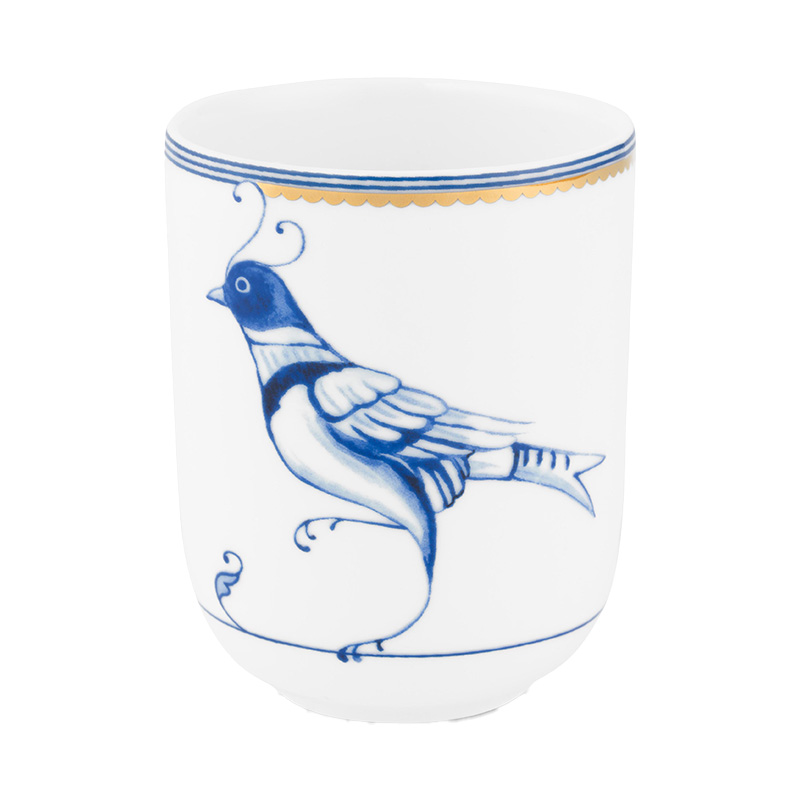 PIP STUDIO The Blue Bird 白色小馬克杯/ 250ml