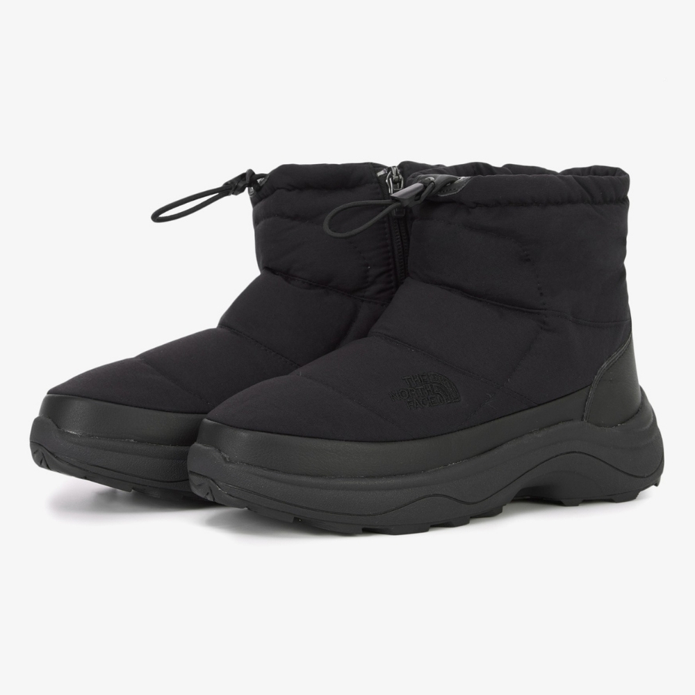 韓國 THE NORTH FACE NUPTSE BOOTIE SHORT 短筒 保暖雪靴/ 黑色/ 預購 28 cm