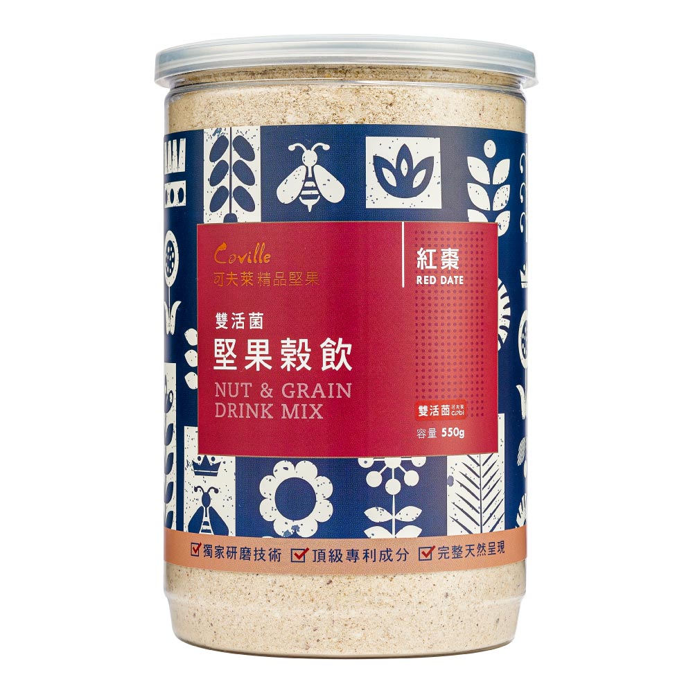 Coville可夫萊雙活菌堅果穀粉/ 紅棗