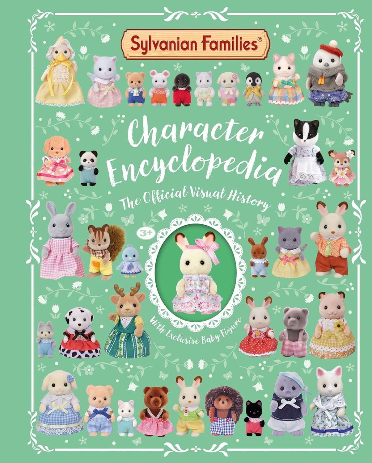 Sylvanian Families: The Official Character Encyclopedia (+Créme the Chocolate Rabbit Baby Minifigure)