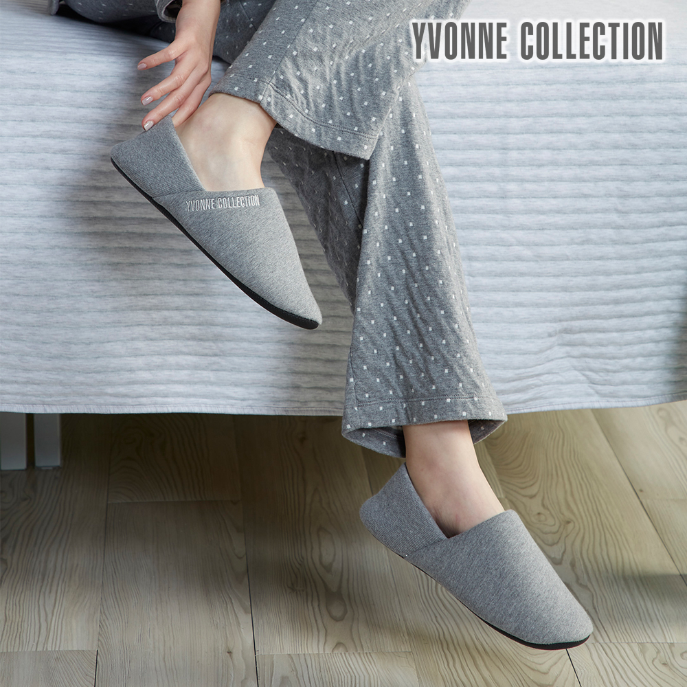 YVONNE COLLECTION 全包式北歐極簡風拖鞋-岩石灰L