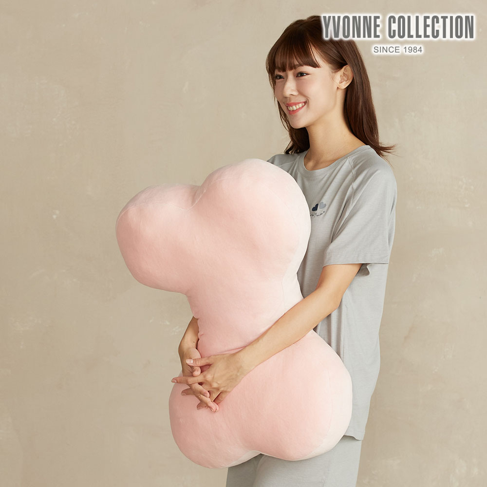 YVONNE COLLECTION 網路限定｜素面大骨頭抱枕-珊瑚粉