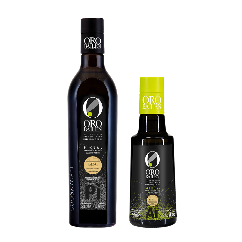 【Oro Bailen皇嘉】特級冷壓初榨橄欖油500ml任選x1入+Arbequina 250ml/ Picual(黑)