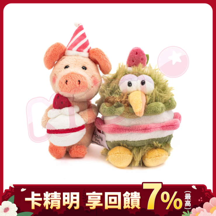 【誠品獨家】NICI生日快樂小豬威比鑰匙圈/ 12cm