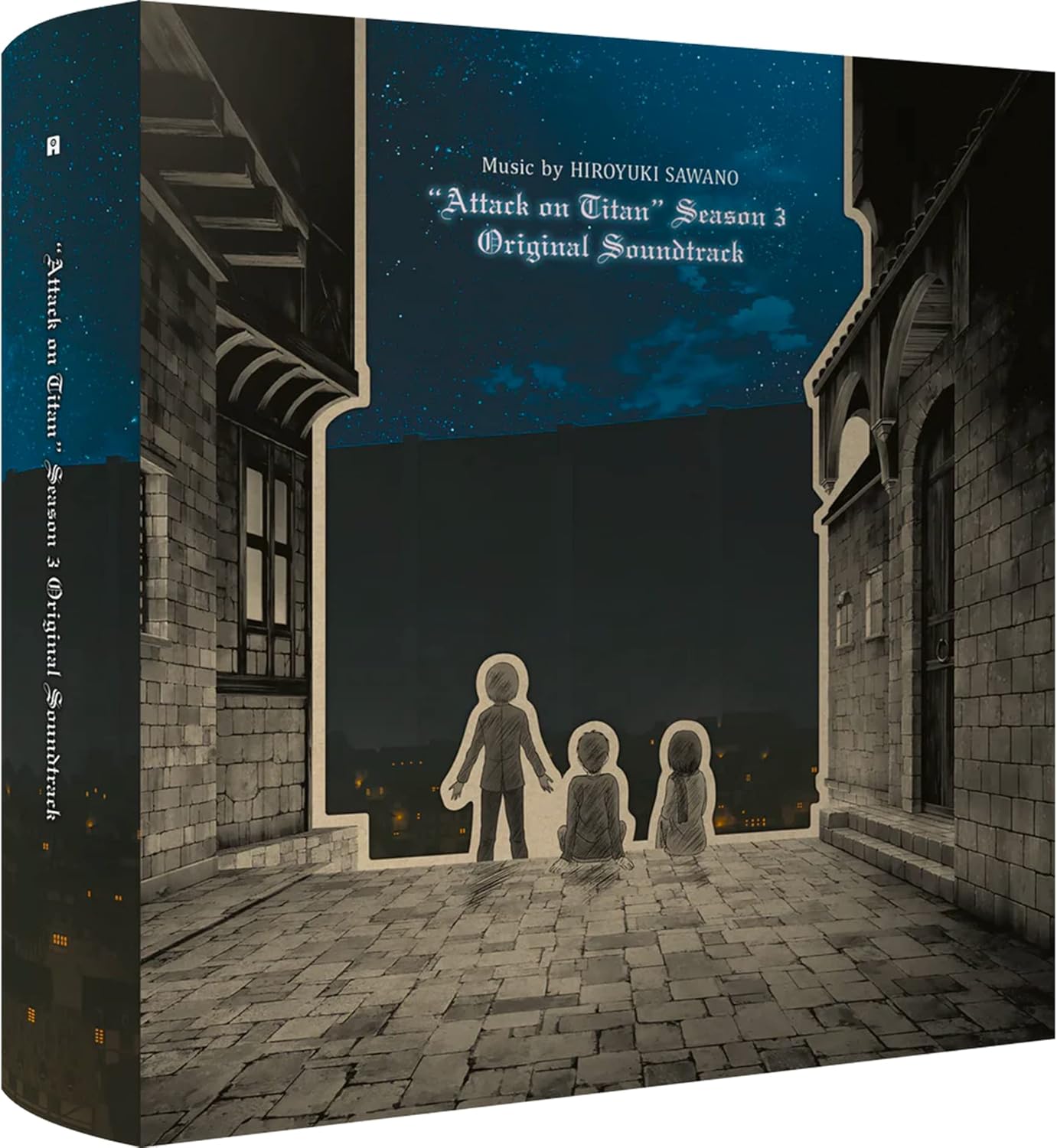 Attack On Titan Season 3 (4LP/180g Black with White Splatter Vinyl)