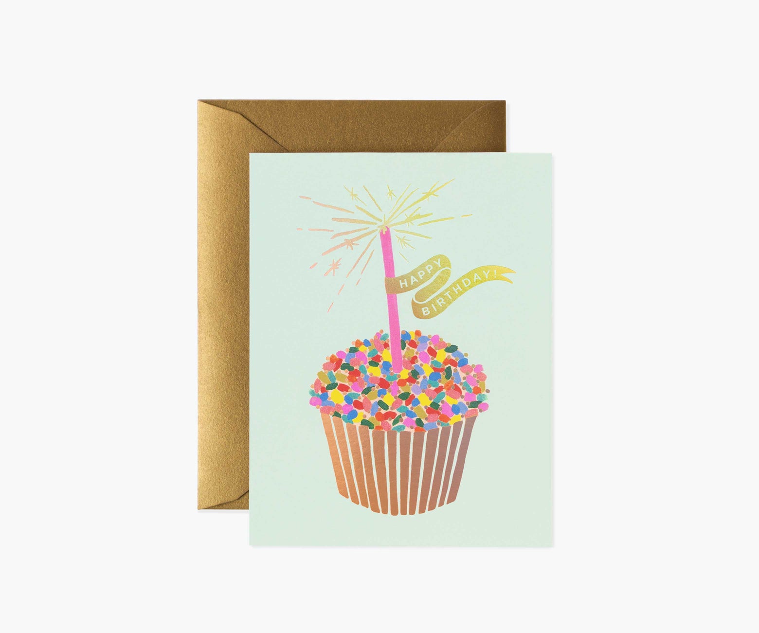 美國RIFLE PAPER 生日卡 Cupcake Birthday