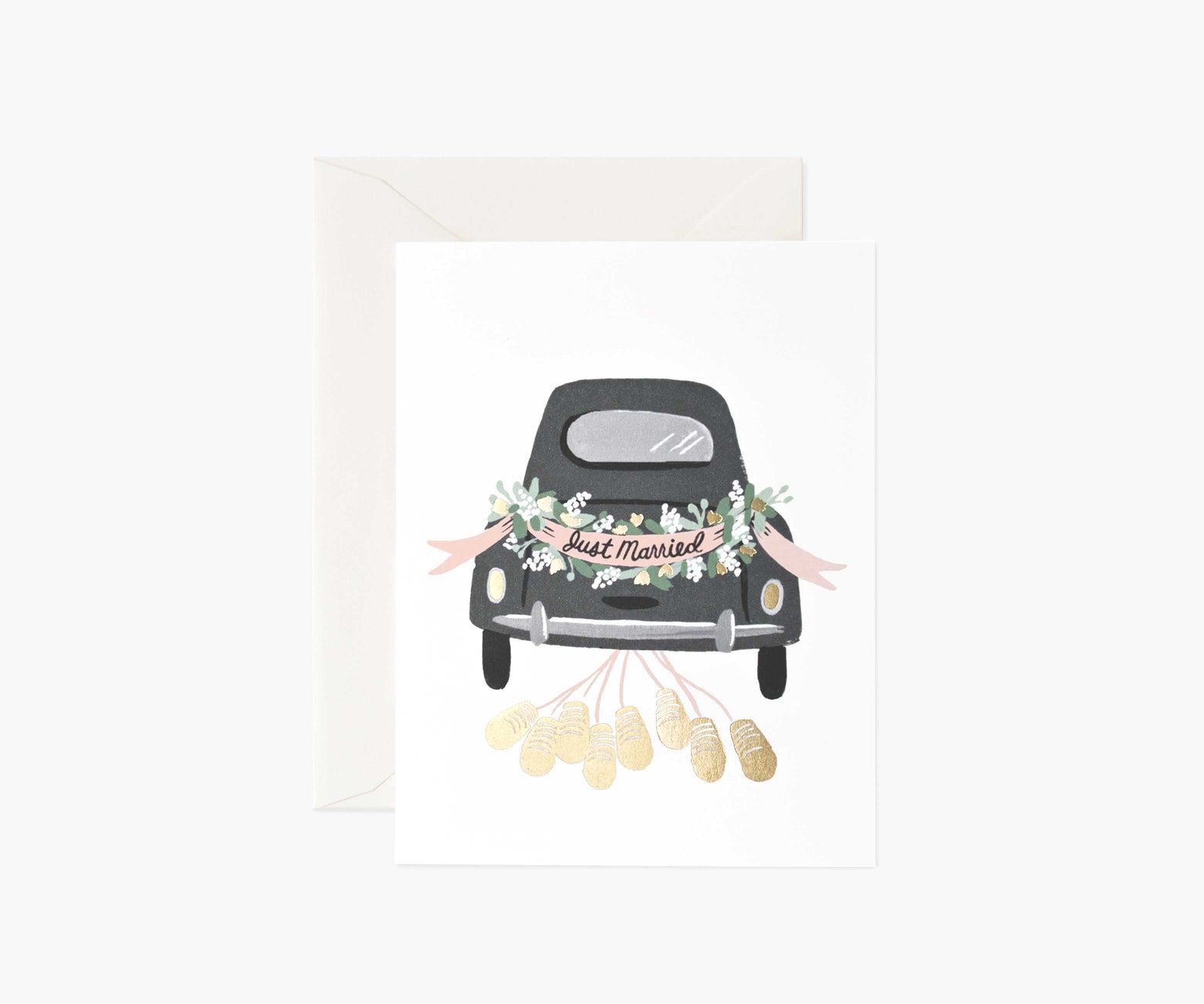 美國RIFLE PAPER 結婚賀卡 Just Married Getaway