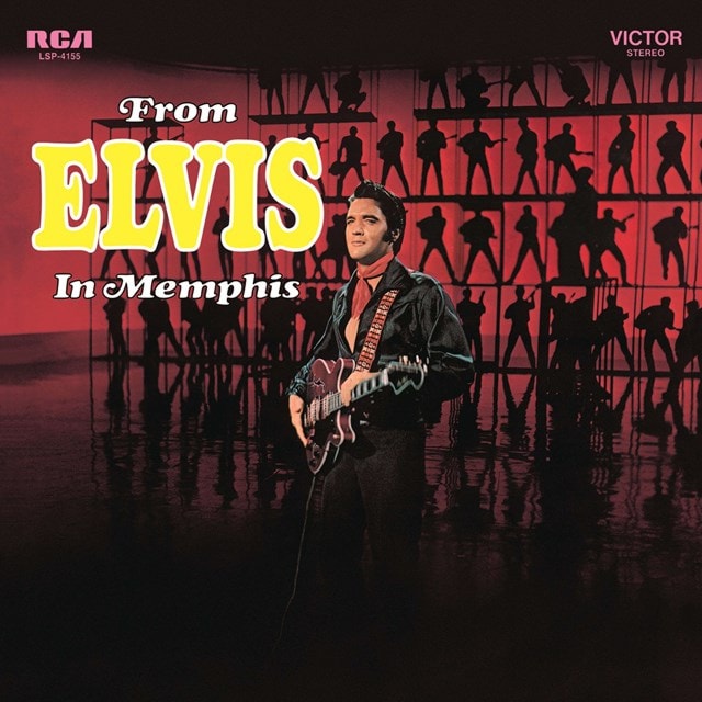 From Elvis in Memphis (Red with Black & White Marble Vinyl)