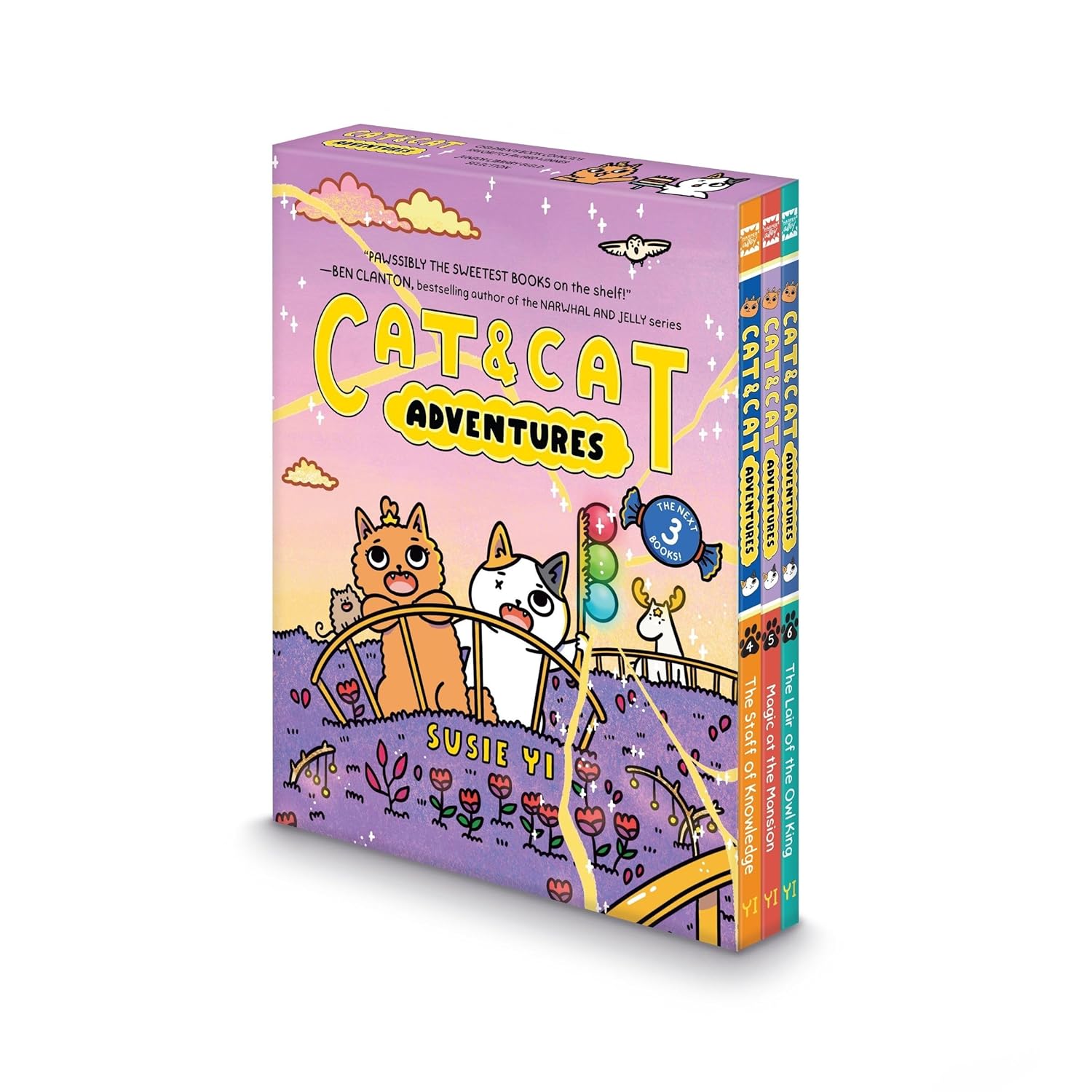 Cat & Cat Adventures 4-6: A Graphic Novel 3-Book Box Set (3冊合售)