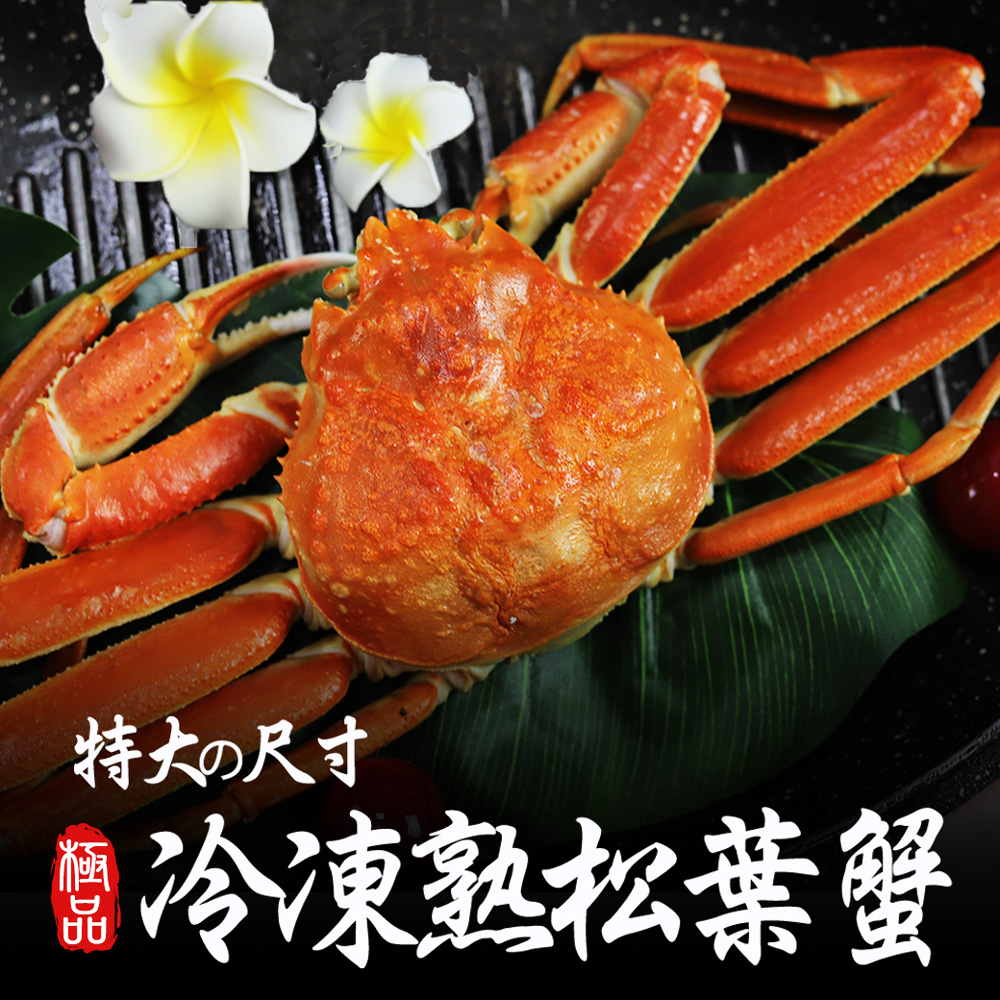 【築地一番鮮】(熟凍)松葉蟹500GX1隻 / 解凍即食/ 細嫩甘甜/ 蟹膏濃郁