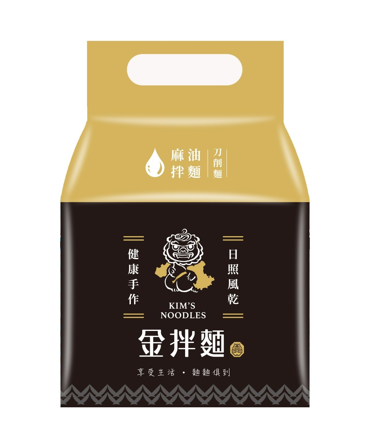 金拌麵麻油刀削麵/ 4入
