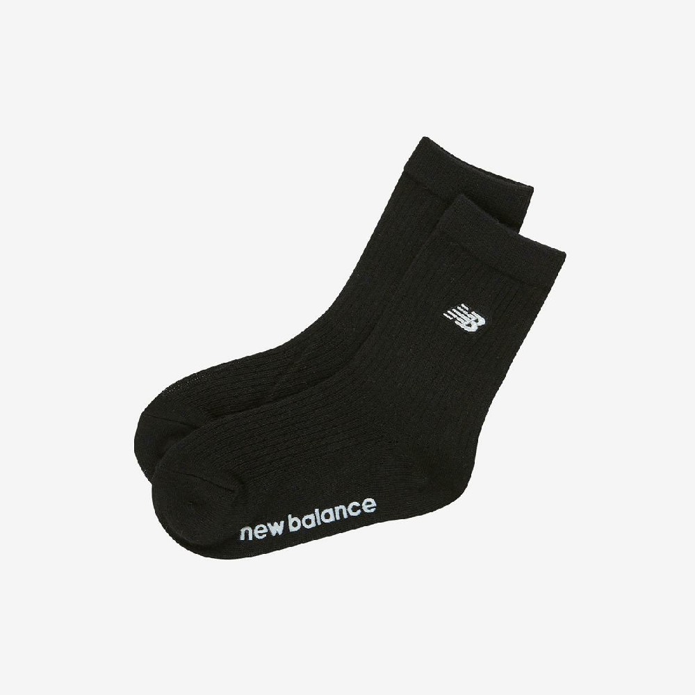 韓國 New Balance 童襪 大童16-22 網眼基本款長襪/ 黑色/ 預購 16 cm