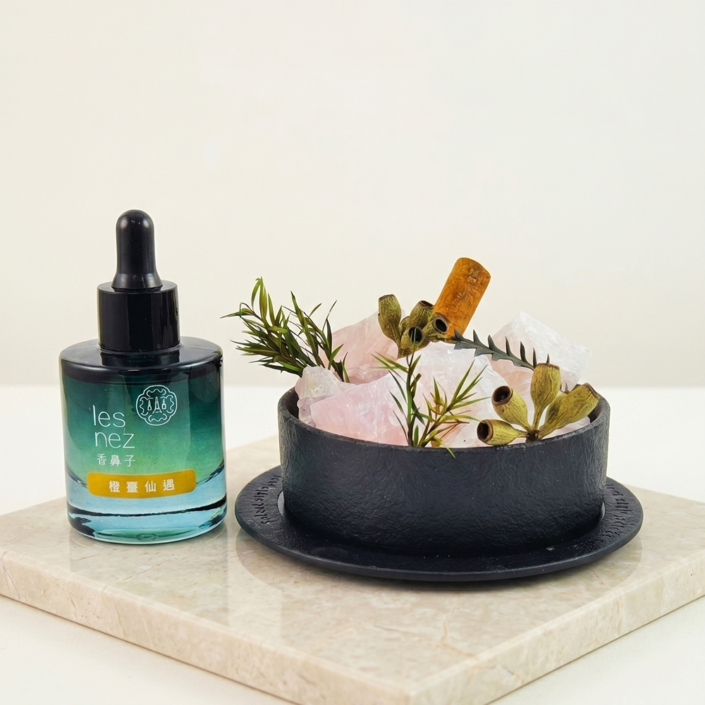 les nez水晶香氛能量寶盒 愛情粉晶 橙薑仙遇