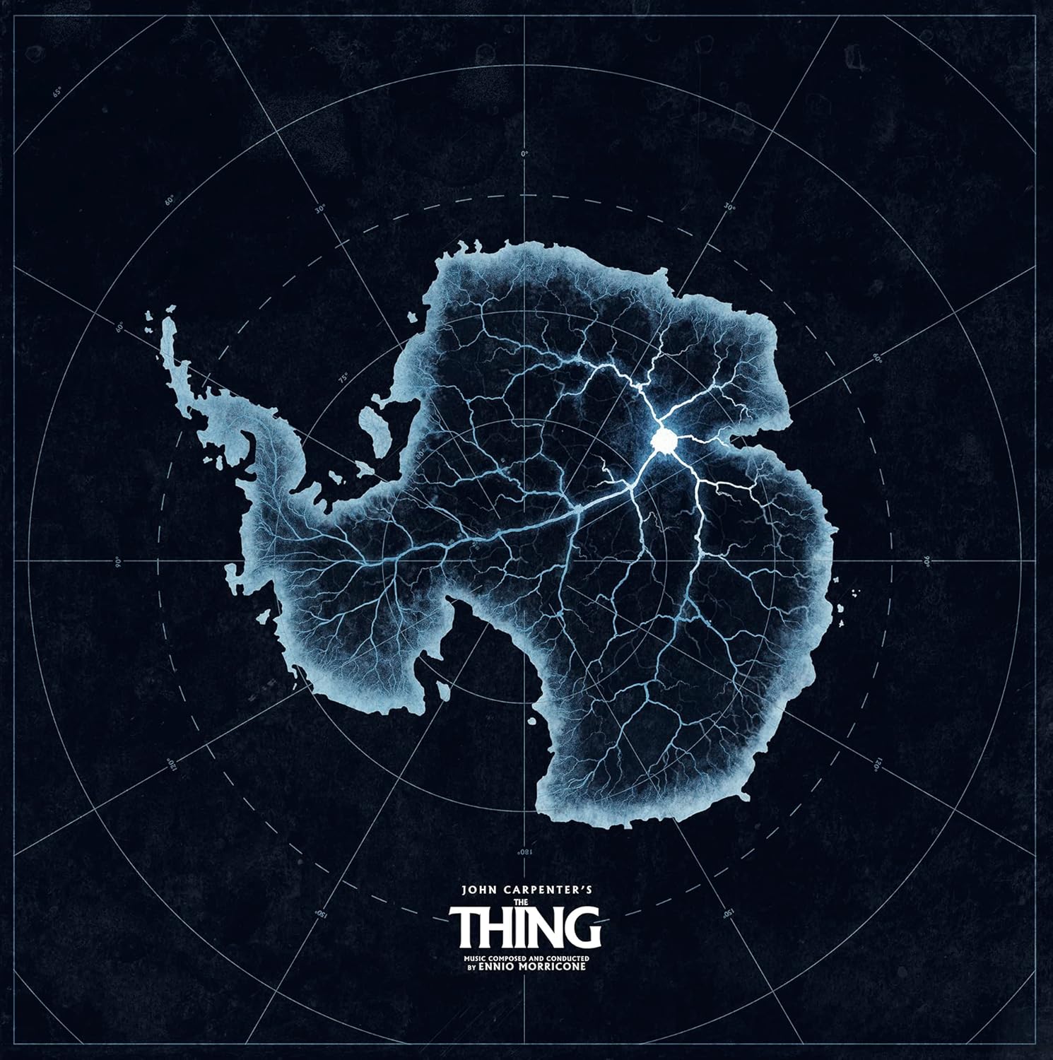 John Carpenter's The Thing (LP/Alien Blood Red & Bone White Merge Vinyl)