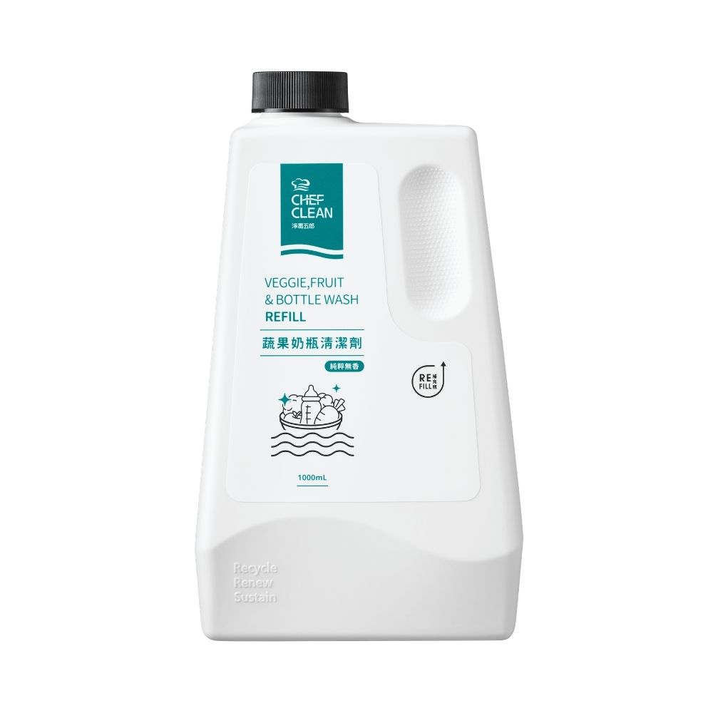 淨毒五郎蔬果奶瓶清潔劑補充瓶 1000ml