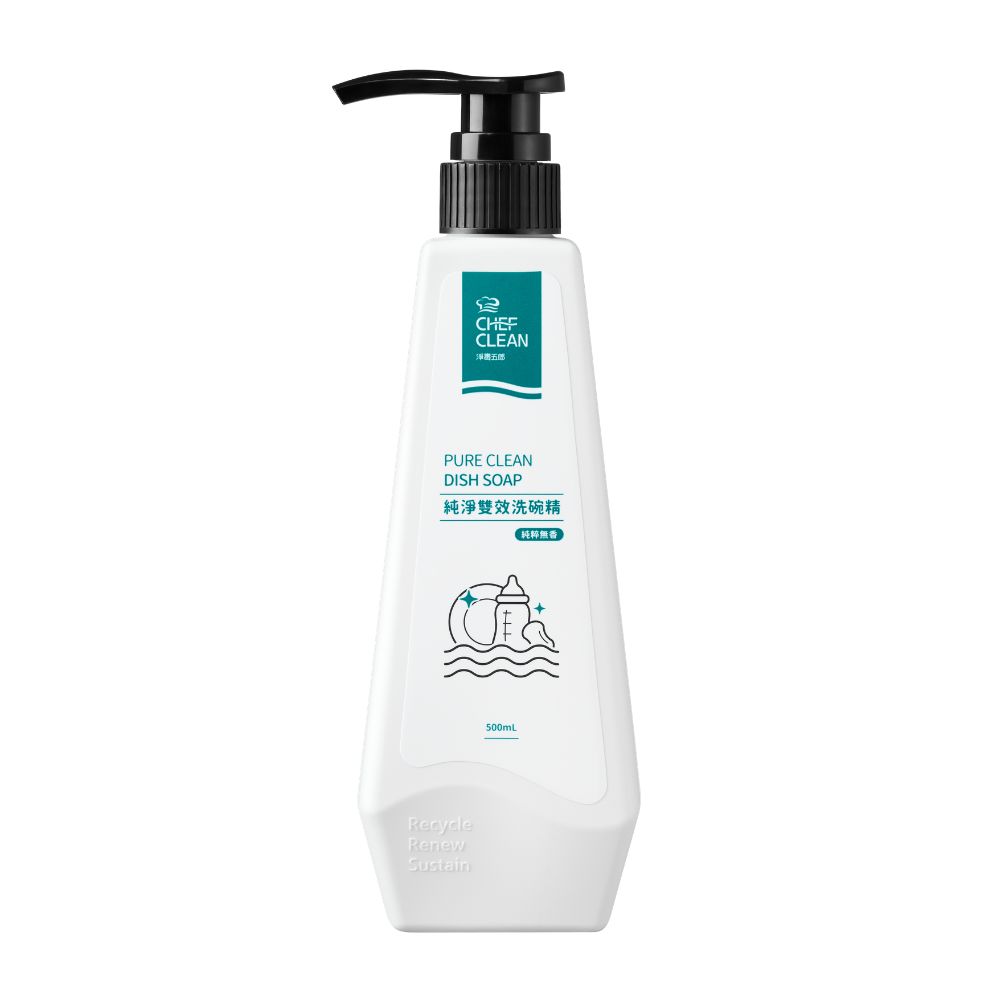 淨毒五郎純淨雙效洗碗精 純粹無香 500ml