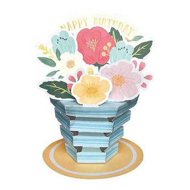 日本 Greeting Life 生日卡 花