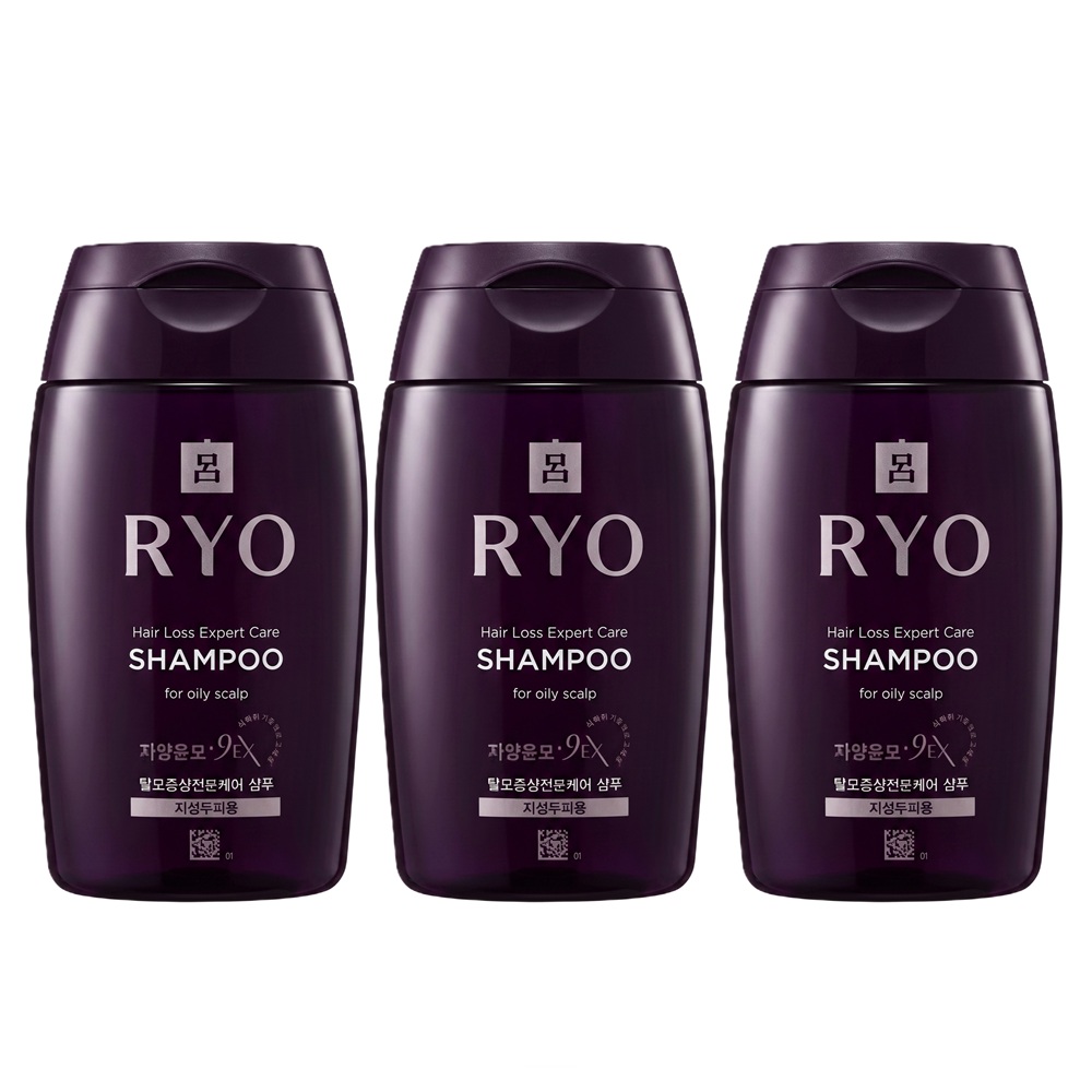  【呂RYO】滋養韌髮洗髮精(油性頭皮適用)100ml 三入組 公司貨